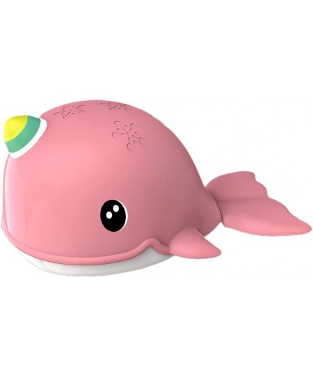 Kids Bath Toy Wind-up Swimming Narwhal Bathtub Floating Water Toy Cute Little Whale Clockwork Fish Bathtub Toy for Toddlers (...