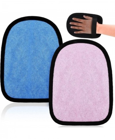 2 Pieces Sand Off Mitt Beach Sand Mitt Beach Sand Cleaner Mitt Wipe Sand Mitt for Beach Volleyball Sandboxes Beach Events Wat...