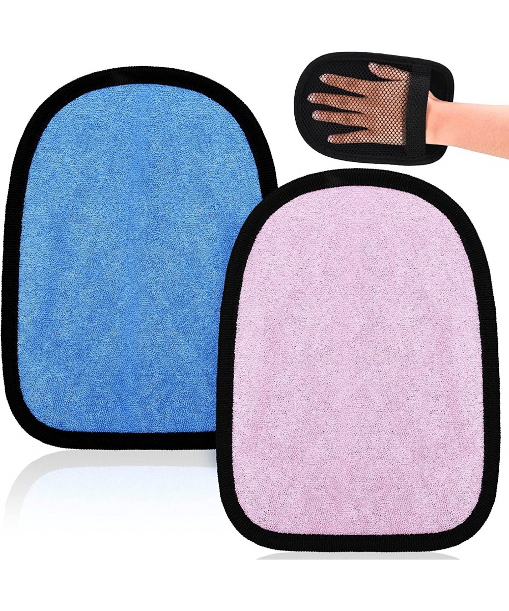 2 Pieces Sand Off Mitt Beach Sand Mitt Beach Sand Cleaner Mitt Wipe Sand Mitt for Beach Volleyball Sandboxes Beach Events Wat...