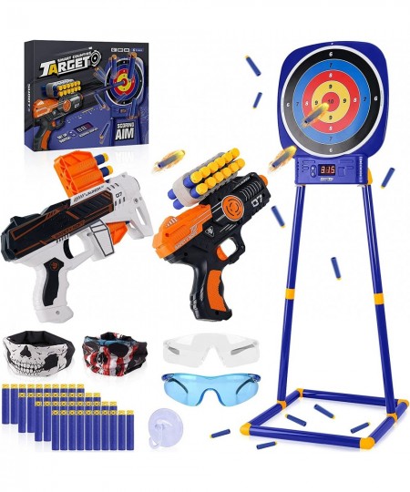 Shooting Target Compatible with Nerf Toy Guns and Foam Darts 2022 Released Digital Shooting Game with Touch Screen Practice T...