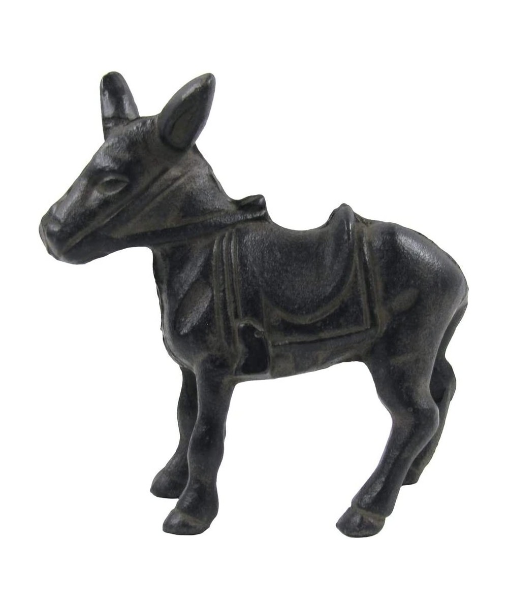 Treasure Gurus Vintage Cast Iron Burro Coin Money Piggy Bank Metal Antique Style Donkey Southwestern Western Home Decor $54.5...