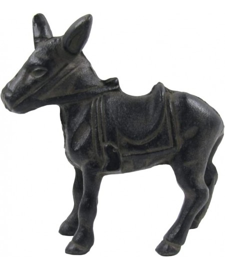 Treasure Gurus Vintage Cast Iron Burro Coin Money Piggy Bank Metal Antique Style Donkey Southwestern Western Home Decor $54.5...