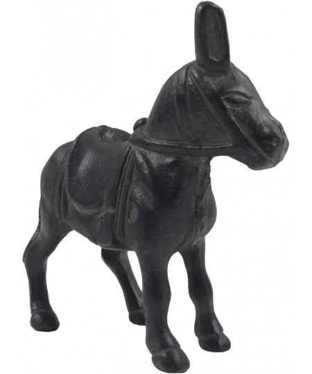 Treasure Gurus Vintage Cast Iron Burro Coin Money Piggy Bank Metal Antique Style Donkey Southwestern Western Home Decor $54.5...