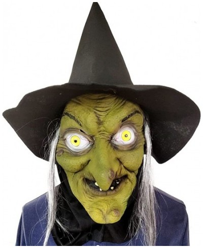 Halloween Scary Demon Costume Witch Mask Party Decorations Horror Creepy Latex Masks $27.08 - Kids' Dress-Up Accessories