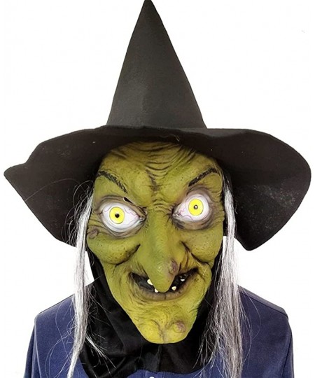 Halloween Scary Demon Costume Witch Mask Party Decorations Horror Creepy Latex Masks $27.08 - Kids' Dress-Up Accessories