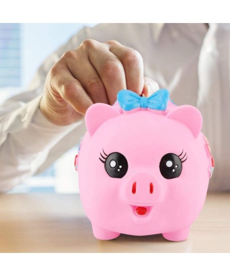 Plastic Cartoon Piggy Money Saving Box Coin Collections Money Saver Bank Children Gift $16.77 - Kids' Money Banks