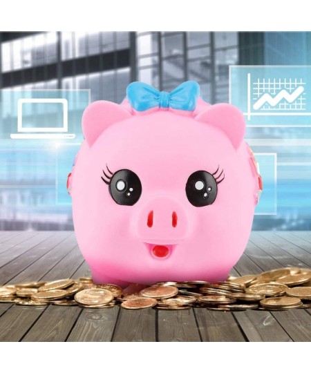 Plastic Cartoon Piggy Money Saving Box Coin Collections Money Saver Bank Children Gift $16.77 - Kids' Money Banks