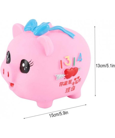 Plastic Cartoon Piggy Money Saving Box Coin Collections Money Saver Bank Children Gift $16.77 - Kids' Money Banks