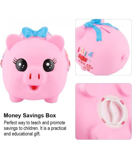 Plastic Cartoon Piggy Money Saving Box Coin Collections Money Saver Bank Children Gift $16.77 - Kids' Money Banks