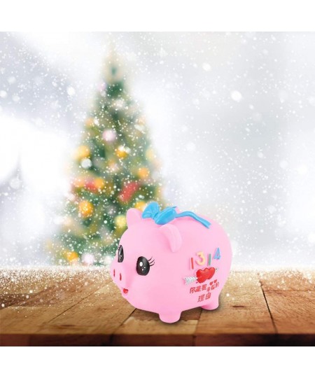 Plastic Cartoon Piggy Money Saving Box Coin Collections Money Saver Bank Children Gift $16.77 - Kids' Money Banks