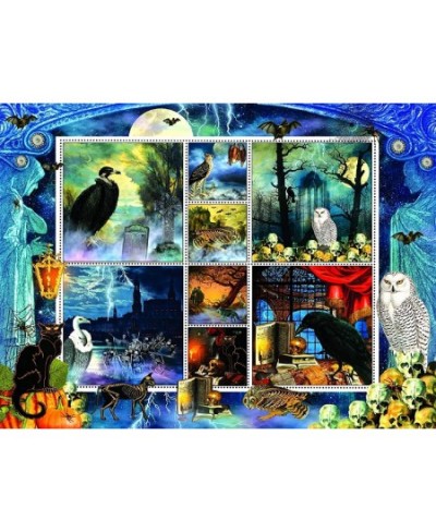 Halloween Stamps Spooky 1000 pc Jigsaw Puzzle $35.15 - Jigsaw Puzzles