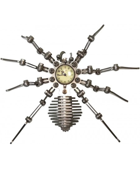 3D Metal Puzzle Model Kit Spider Mechanical Stainless Steel Puzzle Clock Crafts Toys Ornaments Model $52.85 - 3-D Puzzles