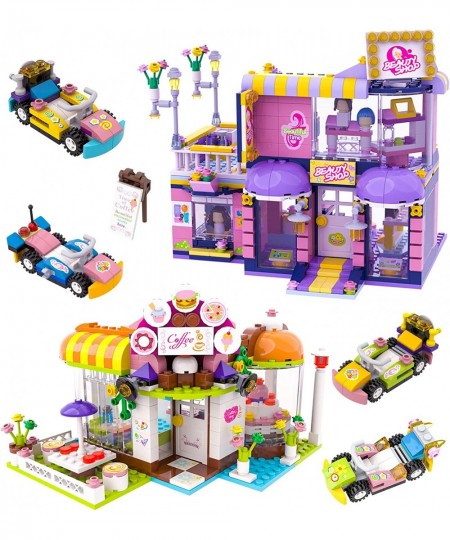 Friends Café Shop Building Kit Coffee House Hair Salon Building Blocks Set for Girls Aged 6-12 (1059 Pieces) $88.58 - Toy Bui...