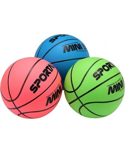 5inch Mini Basketball for Kids Trampoline Basketballs Inflatable Ball Environmental Protection Material Soft and Bouncy (Blue...