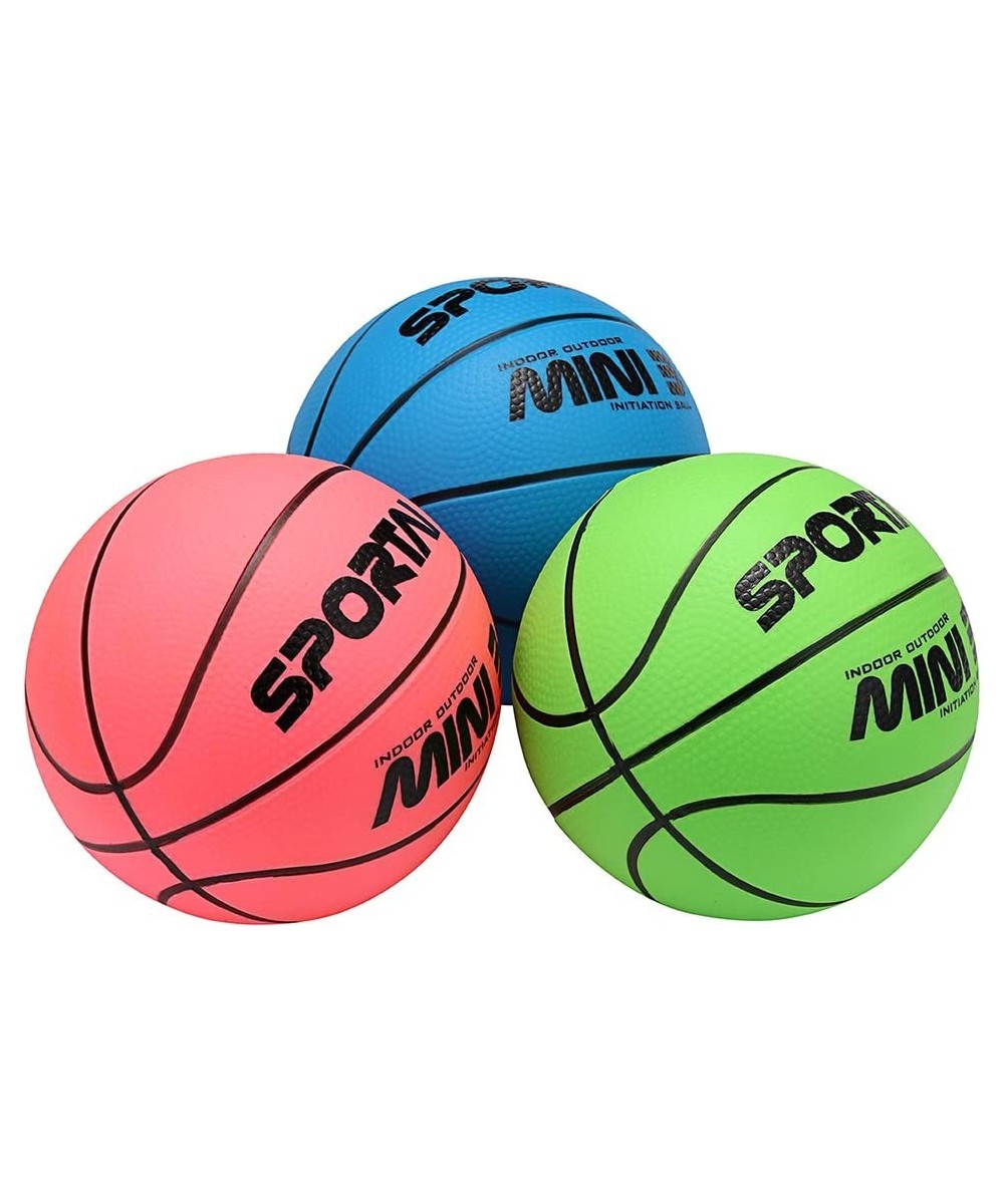 5inch Mini Basketball for Kids Trampoline Basketballs Inflatable Ball Environmental Protection Material Soft and Bouncy (Blue...