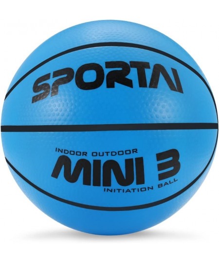 5inch Mini Basketball for Kids Trampoline Basketballs Inflatable Ball Environmental Protection Material Soft and Bouncy (Blue...