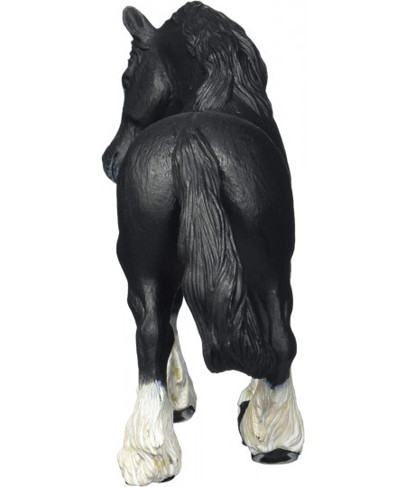 Hand-Painted - Figurine - Horses Foals and Ponies - Black Shire Horse Figure-51517 - Collectible - for Children - Suitable fo...