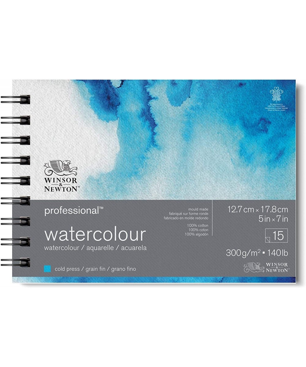 Professional Watercolor Paper Wired 5" x 7" Cold Pressed $35.53 - Kids' Drawing & Writing Boards