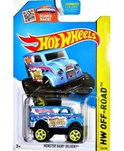 2015 HW Off-Road Monster Dairy Delivery (Monster Truck) 118/250 Blue $25.86 - Kids' Play Trucks