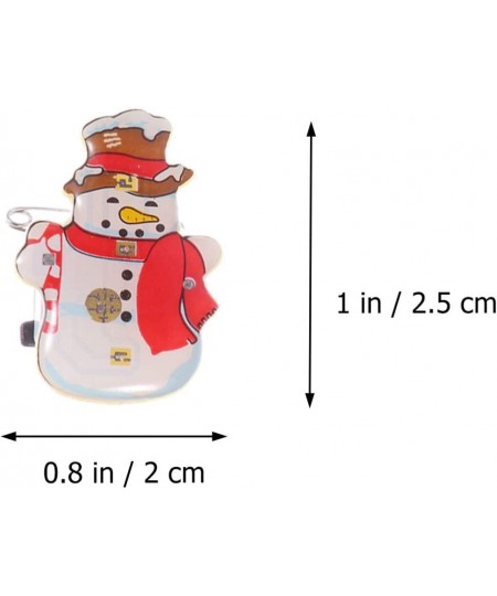 Christmas LED Flashing Brooch Pin Holiday Xmas Snowman Badge Brooch for Children Gift Party Favors 25Pcs $17.78 - Kids' Party...