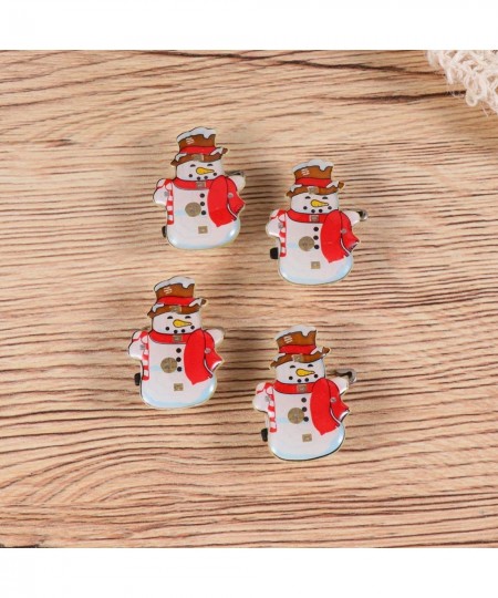 Christmas LED Flashing Brooch Pin Holiday Xmas Snowman Badge Brooch for Children Gift Party Favors 25Pcs $17.78 - Kids' Party...