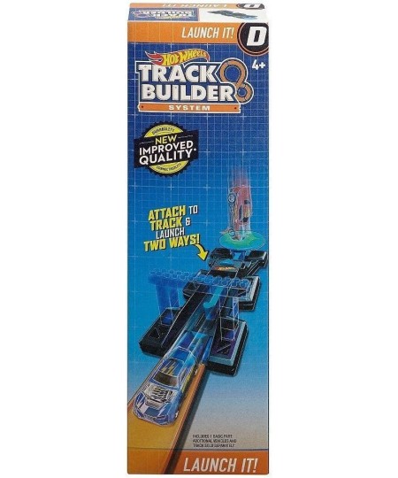 Track Bulider System LAUNCH IT - D SET Accessory Add On Pull Back Launch 2 ways! $56.26 - Toy Vehicle Playsets