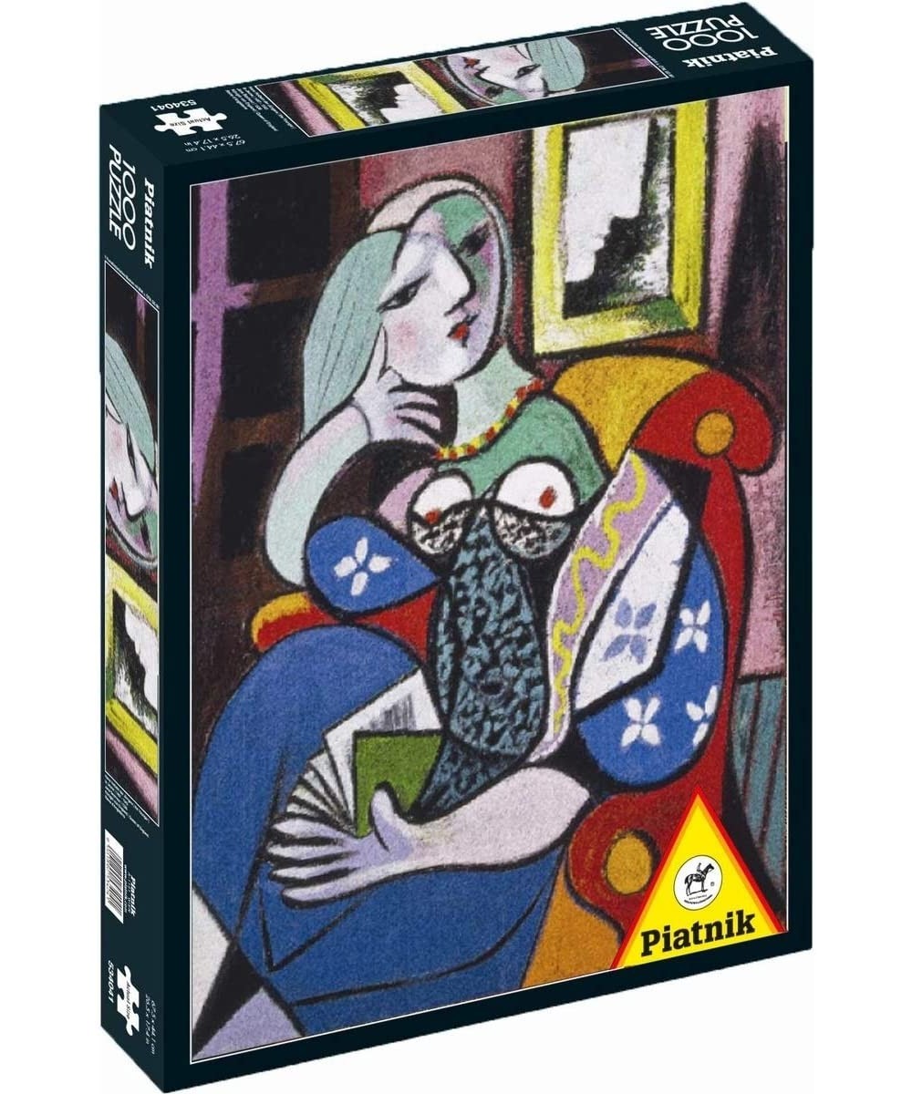 Lady with Book 1000 Piece Puzzle $50.38 - Jigsaw Puzzles