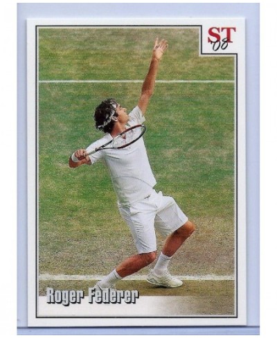 Roger Federer (Serving) 2008 Wimbledon Versus Nadal Tribute Tennis Card! Rare! $17.60 - Trading Cards & Accessories