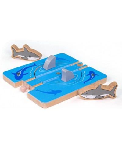 Bigjigs Rail Shark Attack Track Wooden Toys Shark Toy Bigjigs Train Accessories Wooden Train Set Wooden Railway Wooden Train ...