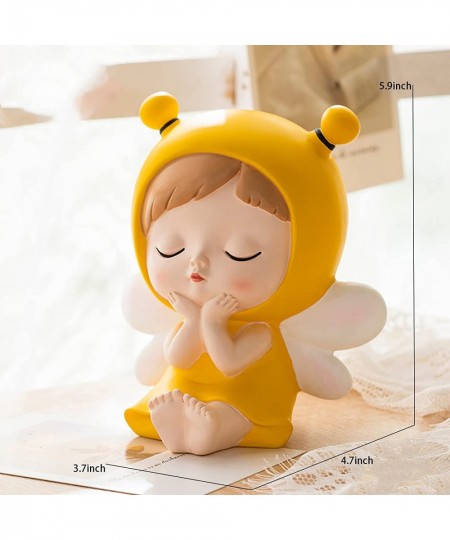 Piggy Bank for Girls Cute Bee Coin Bank Resin Money Savings Toy Creative Saving Coins Jar First Money Box Nursery Décor Keeps...