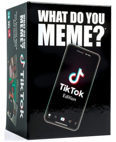 TikTok Edition - The TikTok-Themed Version of Our 1 Party Game for Meme Lovers $30.79 - Card Games