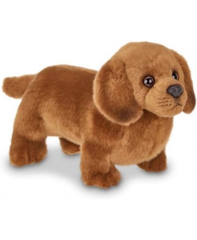 Bearington Frankie Brown Dachshund Plush Stuffed Animal Puppy Dog 13 inch $38.95 - Stuffed Animals & Teddy Bears