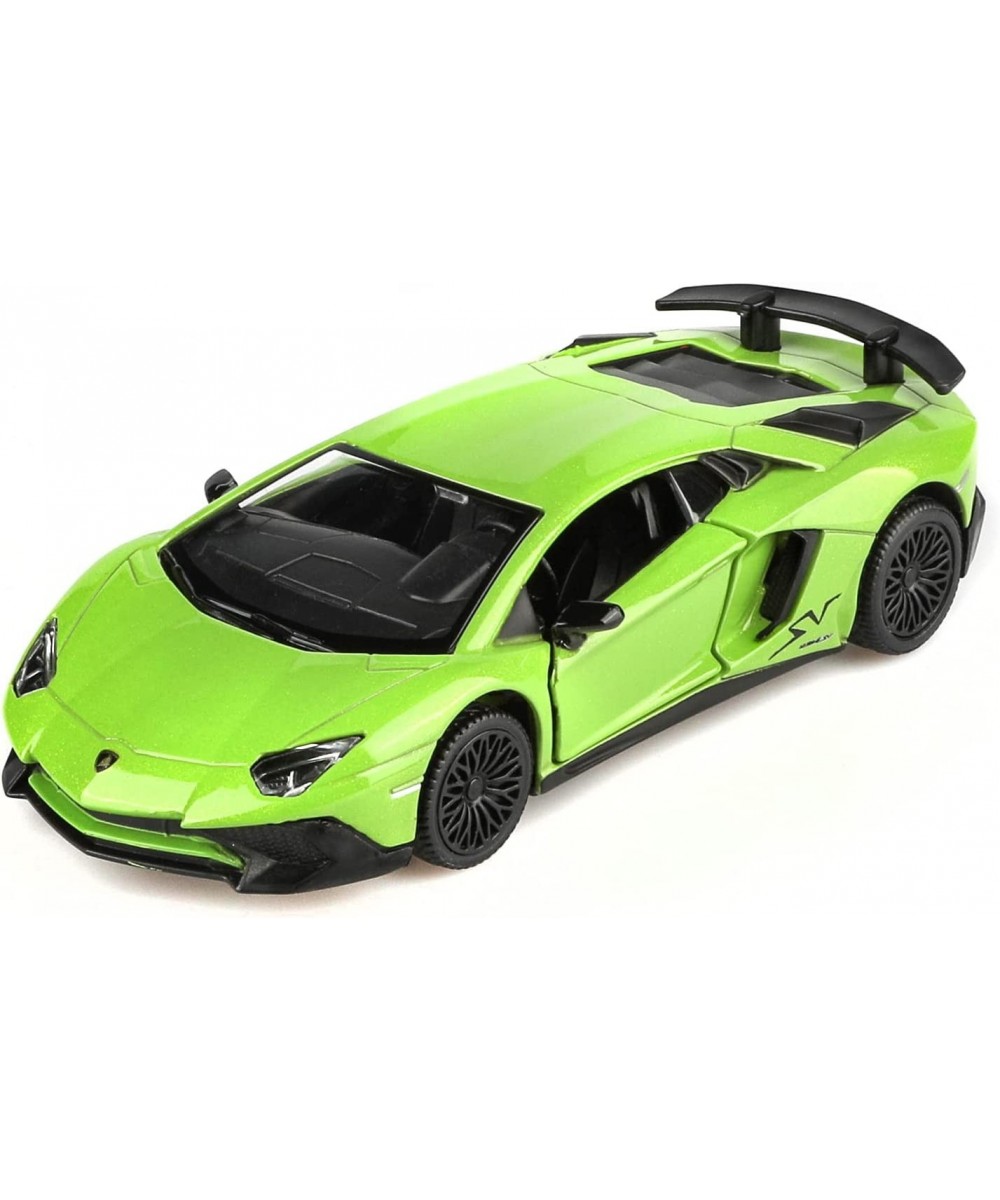 1/36 Scale Lamborghini Aventador LP750-4 SV Diecast Cars Models Pull Back Vehicles Toy Cars Cars Gifts for Boys Girls (Greed)...