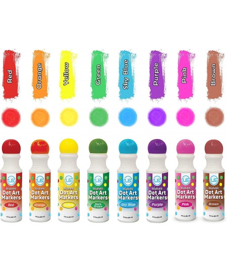 Dot Markers| Bingo Daubers | Dot Markers Washable 8 Colors Dot Markers for Toddlers and Kids Bingo Markers Toddler Activities...