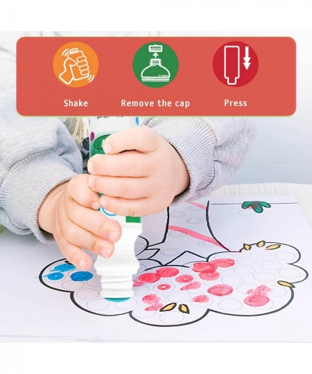 Dot Markers| Bingo Daubers | Dot Markers Washable 8 Colors Dot Markers for Toddlers and Kids Bingo Markers Toddler Activities...