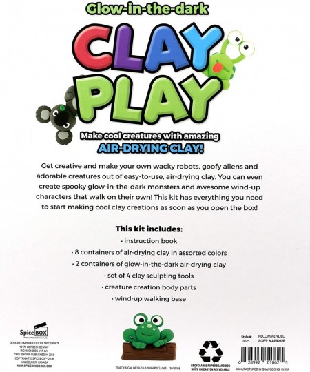 Children's Activity Kits Make & Play Clay Play Modelling Dry Clay Kit For Kids With 13 Clay Creatures Projects Activity Kit F...