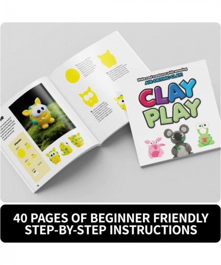 Children's Activity Kits Make & Play Clay Play Modelling Dry Clay Kit For Kids With 13 Clay Creatures Projects Activity Kit F...