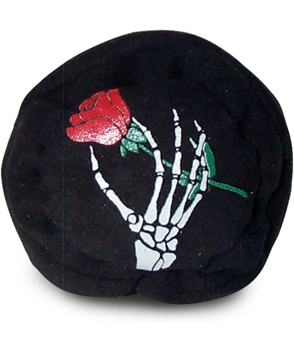 Grateful Skeleton Rose Dead Black Footbag Hacky Sack $16.14 - Toy Sports Products