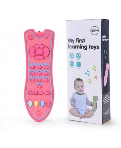 Baby Remote Control Toy Simulation TV Remote Control Toys with Light and Music Three Language Modes Toddlers Early Educationa...