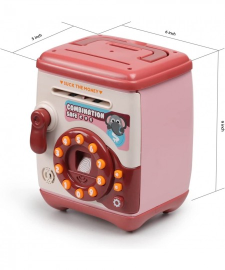 Piggy Bank for Boys Girls Money Coin Bank with Password Good Gift for Child (RED) $42.91 - Kids' Money Banks