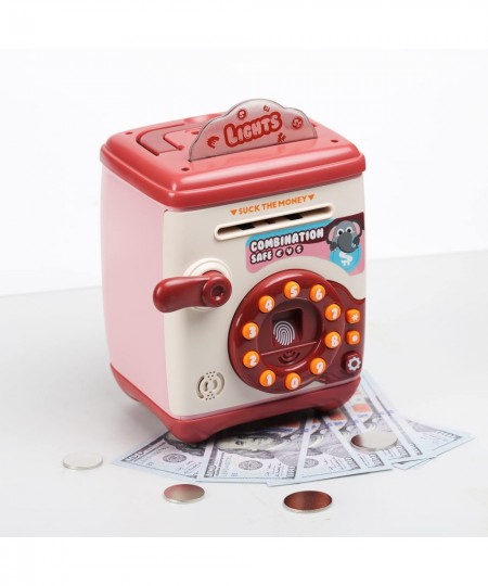 Piggy Bank for Boys Girls Money Coin Bank with Password Good Gift for Child (RED) $42.91 - Kids' Money Banks