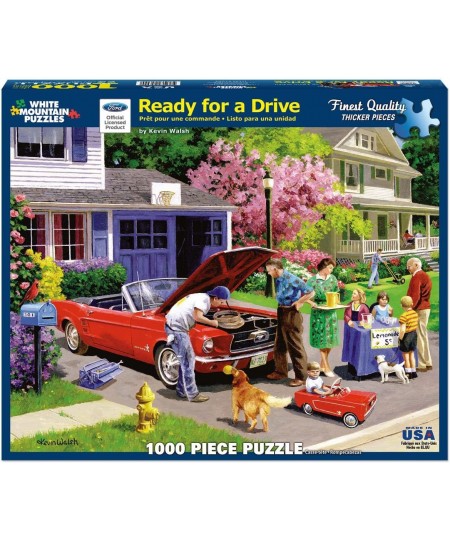 Puzzles Ready for a Drive - 1000 Piece Jigsaw Puzzle $35.29 - Jigsaw Puzzles