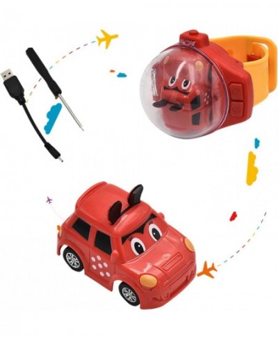 2022 New Mini Remote Control Car Watch Toys 2.4 GHz Detachable Watch Car Toys for Kids Cute Wrist Racing Car Watch Cartoon RC...