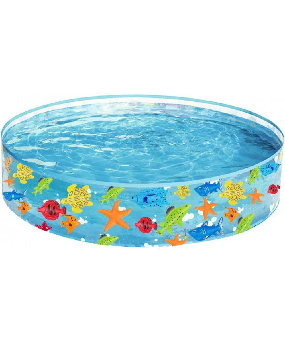 Kiddie Pool 48"x9.84" Swimming Pool for Kids Child Swimming Pools for Outdoor and Backyard (Blue) $46.53 - Swimming Pool & Ou...