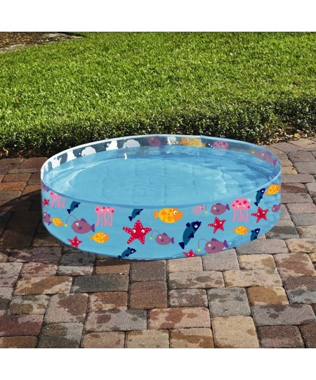 Kiddie Pool 48"x9.84" Swimming Pool for Kids Child Swimming Pools for Outdoor and Backyard (Blue) $46.53 - Swimming Pool & Ou...