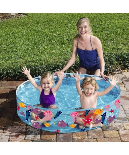 Kiddie Pool 48"x9.84" Swimming Pool for Kids Child Swimming Pools for Outdoor and Backyard (Blue) $46.53 - Swimming Pool & Ou...