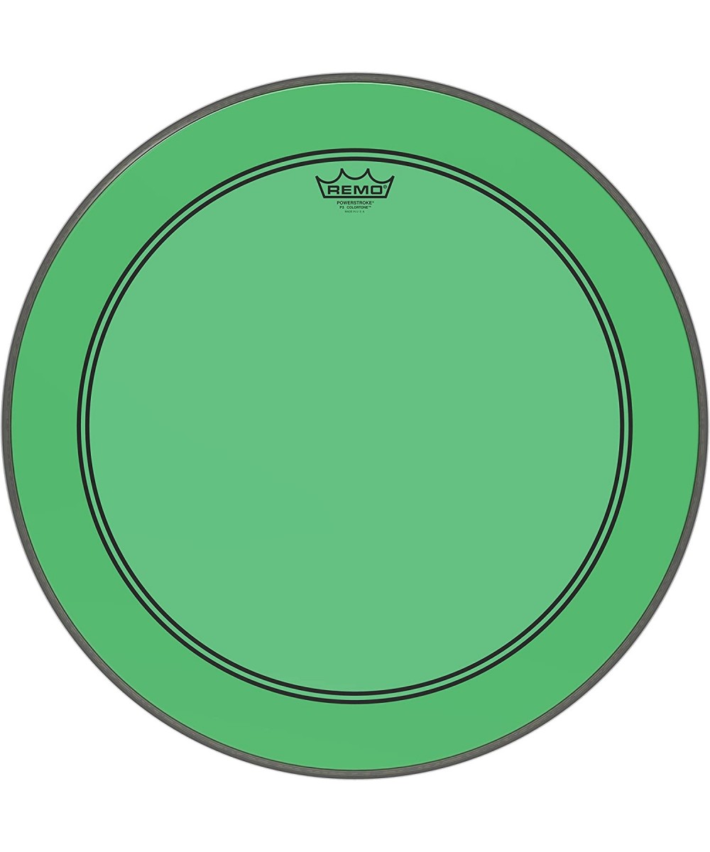 Powerstroke P3 Colortone Green Bass Drumhead 22 $92.43 - Kids' Musical Instruments