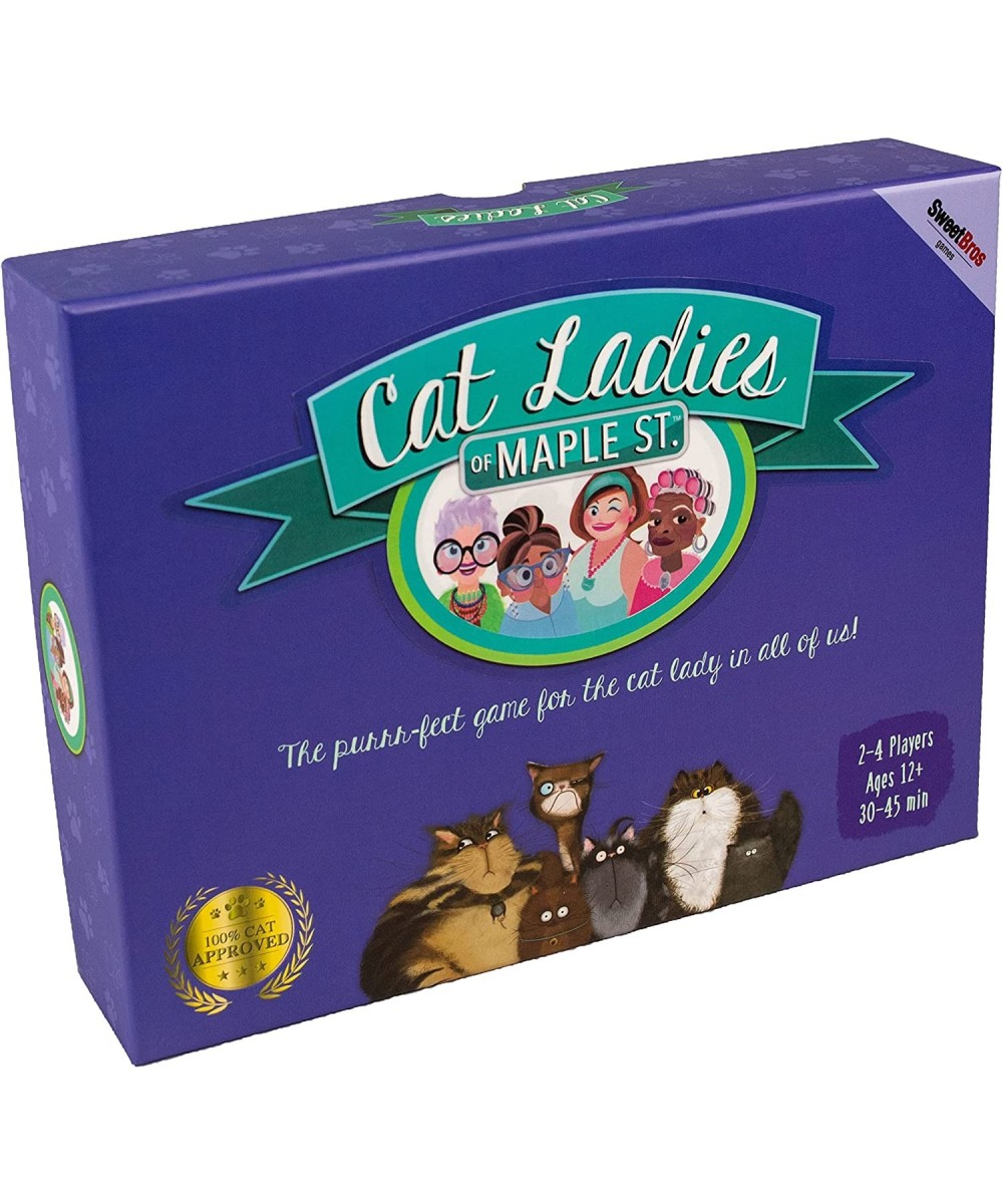 Cat Ladies of Maple Street - New! - Fun Family-Friendly Board Game | Deck Building Card Game | Card Games for Adults Teens & ...