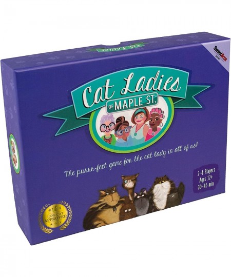 Cat Ladies of Maple Street - New! - Fun Family-Friendly Board Game | Deck Building Card Game | Card Games for Adults Teens & ...