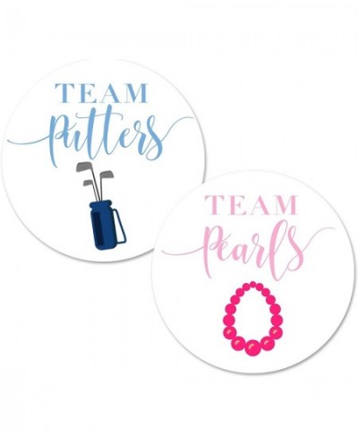 Golf Gender Reveal Stickers 40 2inch Team Pearls Or Putters Boy Or Girl Baby Shower Party Sticker Labels $20.50 - Kids' Stickers